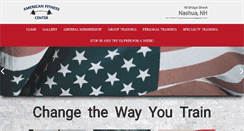 Desktop Screenshot of americanfitnesscenternh.com